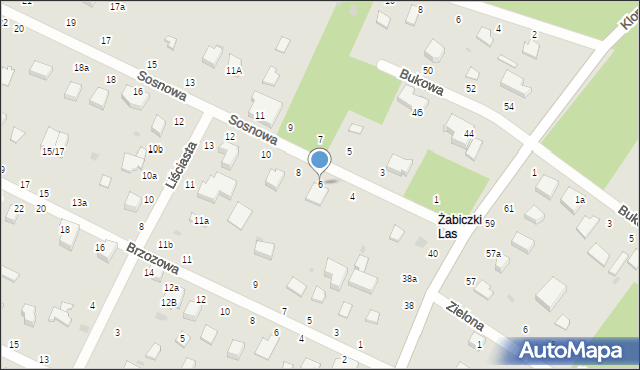 Konstantynów Łódzki, Sosnowa, 6, mapa Konstantynów Łódzki