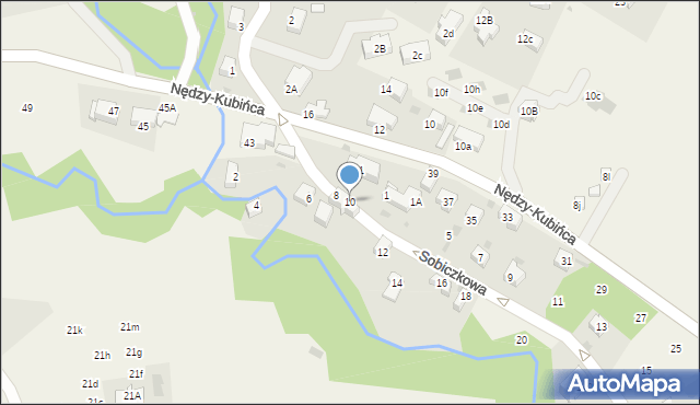 Kościelisko, Sobiczkowa, 10, mapa Kościelisko
