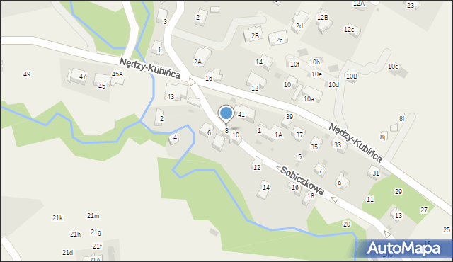 Kościelisko, Sobiczkowa, 8, mapa Kościelisko