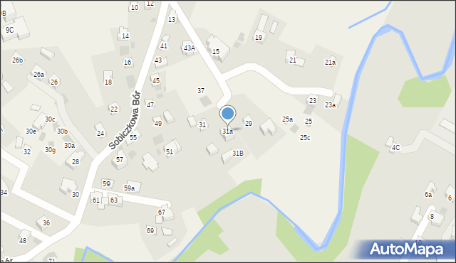 Kościelisko, Sobiczkowa Bór, 31a, mapa Kościelisko