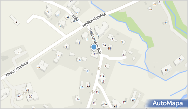 Kościelisko, Sobiczkowa Bór, 4, mapa Kościelisko