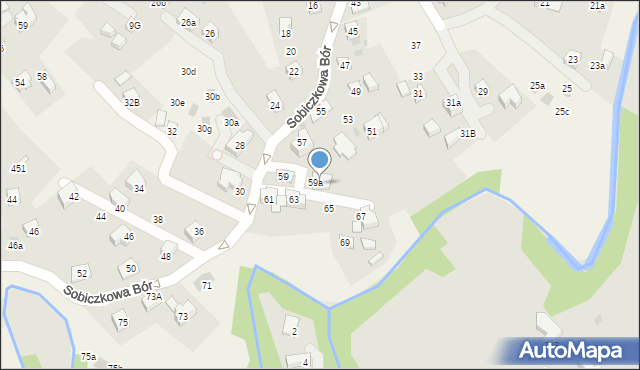 Kościelisko, Sobiczkowa Bór, k/850, mapa Kościelisko