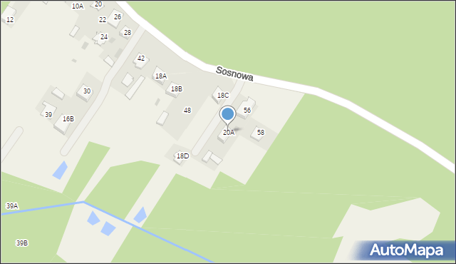 Kotuń, Sosnowa, 54, mapa Kotuń