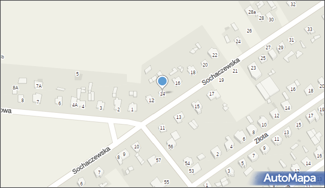 Kozłów Biskupi, Sochaczewska, 14, mapa Kozłów Biskupi