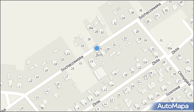 Kozłów Biskupi, Sochaczewska, 25, mapa Kozłów Biskupi