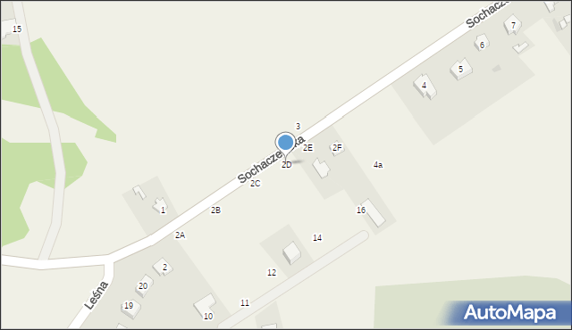 Kozłów Biskupi, Sochaczewska, 2D, mapa Kozłów Biskupi