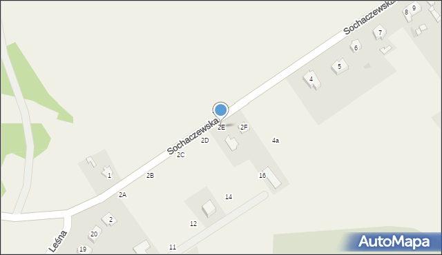 Kozłów Biskupi, Sochaczewska, 2E, mapa Kozłów Biskupi