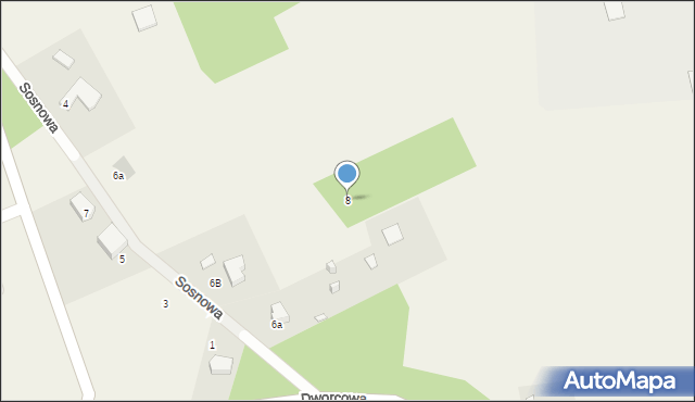 Kruklanki, Sosnowa, 8, mapa Kruklanki