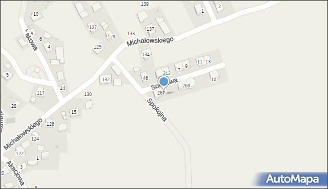 Krzysztoforzyce, Sosnowa, 4/2, mapa Krzysztoforzyce