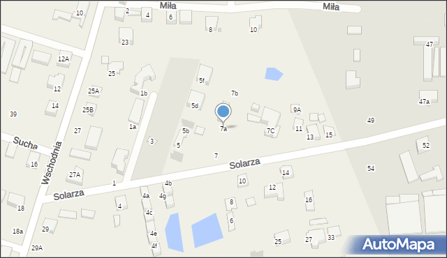 Ksawerów, Solarza Ignacego, 7a, mapa Ksawerów