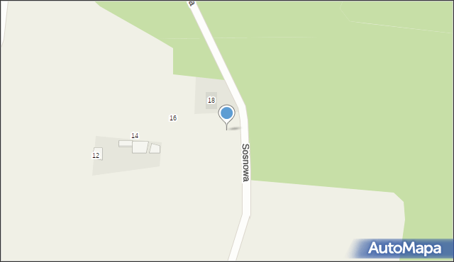 Kuriany, Sosnowa, 16, mapa Kuriany