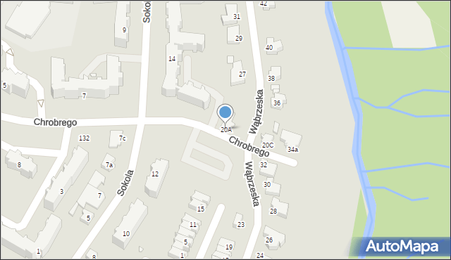 Kwidzyn, Sokola, 20A, mapa Kwidzyn