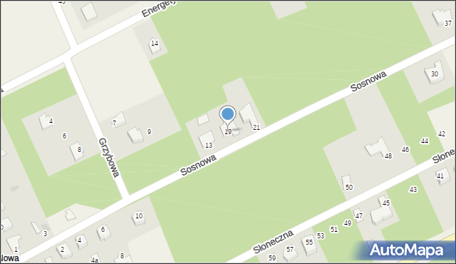 Laskowiec, Sosnowa, 19, mapa Laskowiec