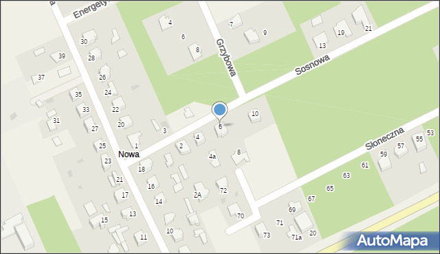 Laskowiec, Sosnowa, 6, mapa Laskowiec