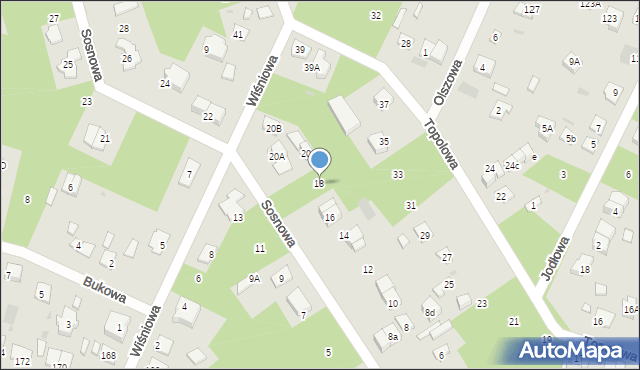 Legionowo, Sosnowa, 18, mapa Legionowo