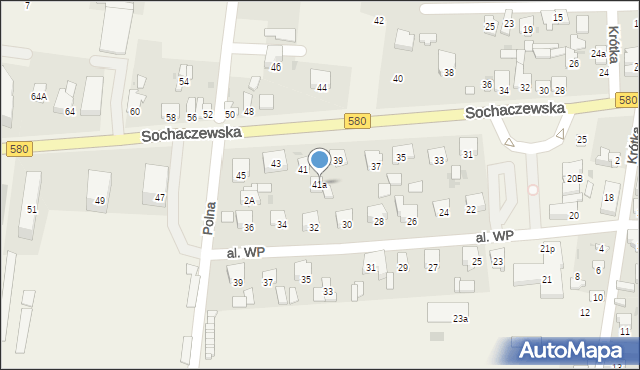 Leszno, Sochaczewska, 41a, mapa Leszno