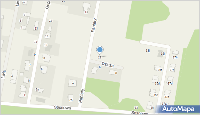 Łochowo, Sosnowa, 29, mapa Łochowo