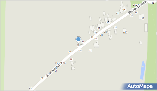 Łowicz, Sochaczewska, 29, mapa Łowicza