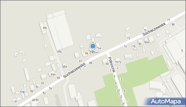Łowicz, Sochaczewska, 71, mapa Łowicza