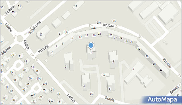 Lubin, Sowia, 1, mapa Lubin