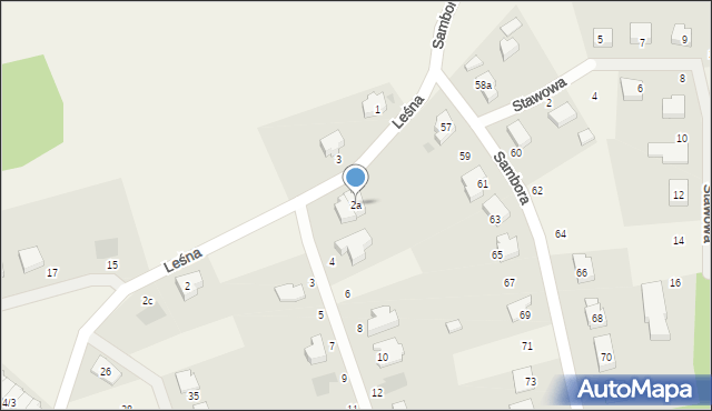 Lubiszewo Tczewskie, Sosnowa, 2a, mapa Lubiszewo Tczewskie