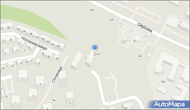 Lublin, Sowińskiego Józefa, gen., 17, mapa Lublina