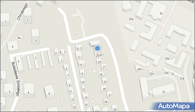 Lublin, Sowińskiego Józefa, gen., 23, mapa Lublina