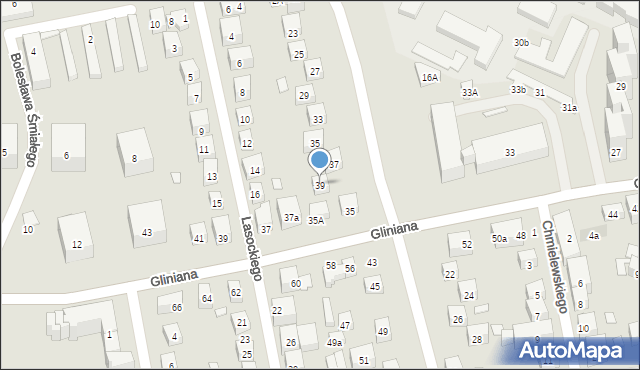 Lublin, Sowińskiego Józefa, gen., 39, mapa Lublina