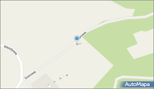 Maks, Sosnowa, 30, mapa Maks