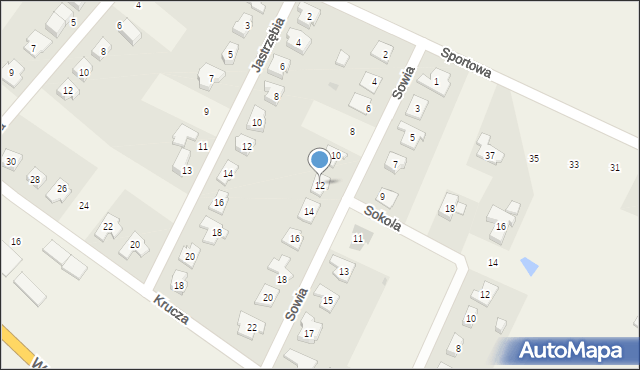 Marcinkowice, Sowia, 12, mapa Marcinkowice