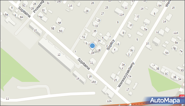 Marki, Soplicy Jacka, 1A, mapa Marki