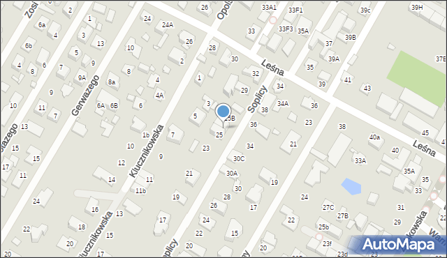 Marki, Soplicy Jacka, 25A, mapa Marki