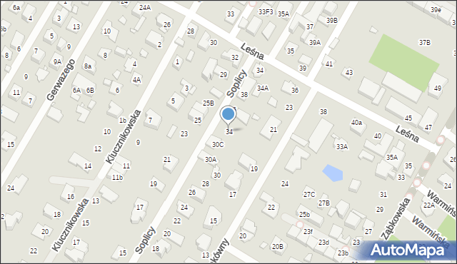 Marki, Soplicy Jacka, 34, mapa Marki