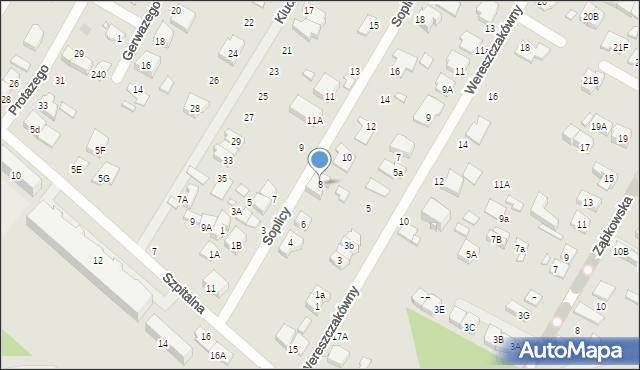 Marki, Soplicy Jacka, 8, mapa Marki