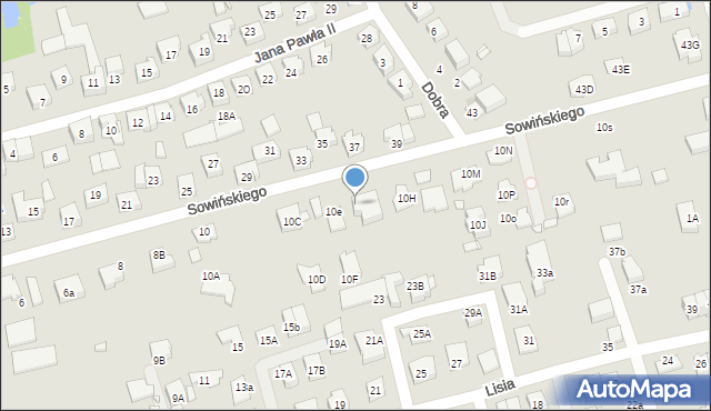 Marki, Sowińskiego Józefa, gen., 10g, mapa Marki