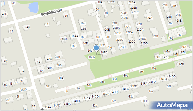 Marki, Sowińskiego Józefa, gen., 16dd, mapa Marki