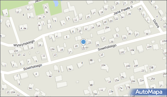Marki, Sowińskiego Józefa, gen., 21, mapa Marki