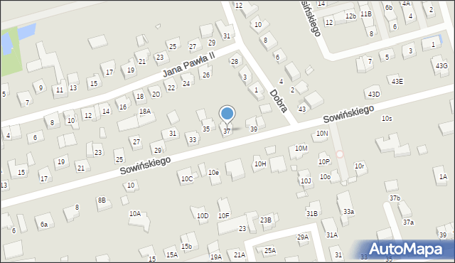 Marki, Sowińskiego Józefa, gen., 37, mapa Marki