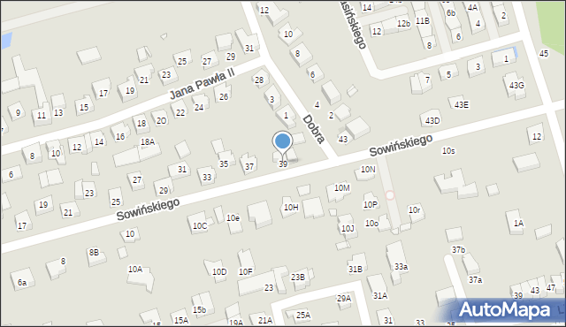 Marki, Sowińskiego Józefa, gen., 39, mapa Marki