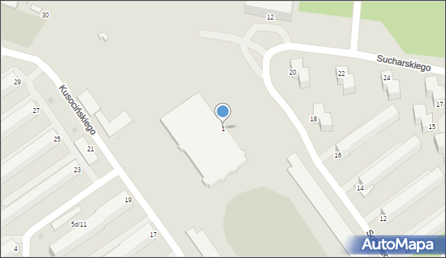 Mielec, Solskiego Ludwika, 3, mapa Mielca