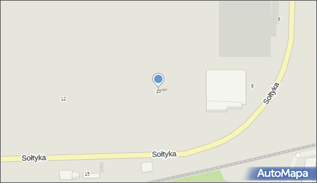 Mielec, Sołtyka Tadeusza, prof., 10, mapa Mielca