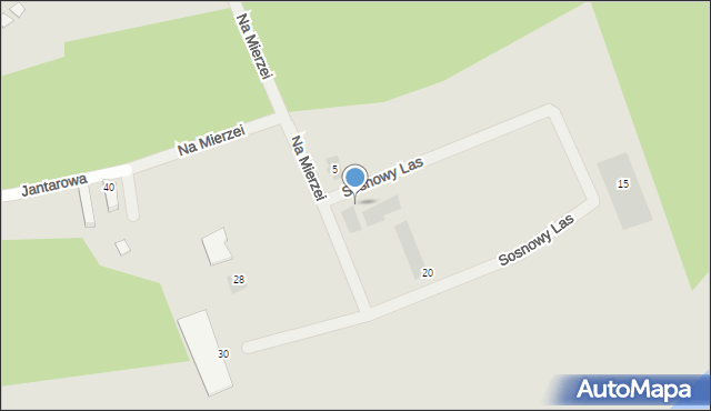 Mielno, Sosnowy Las, 2, mapa Mielno