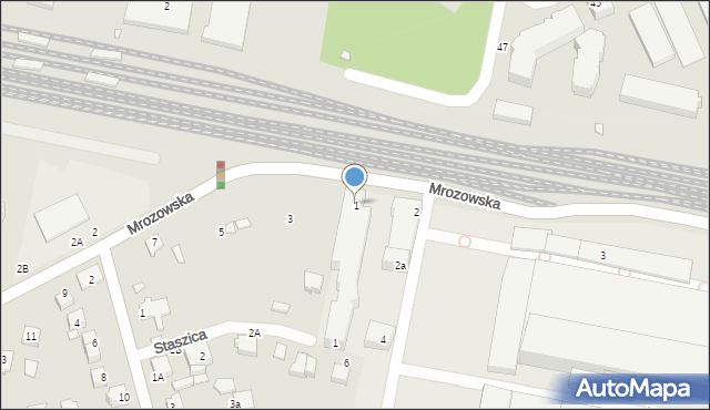 Mińsk Mazowiecki, Sosnkowskiego Kazimierza, gen., 1, mapa Mińsk Mazowiecki