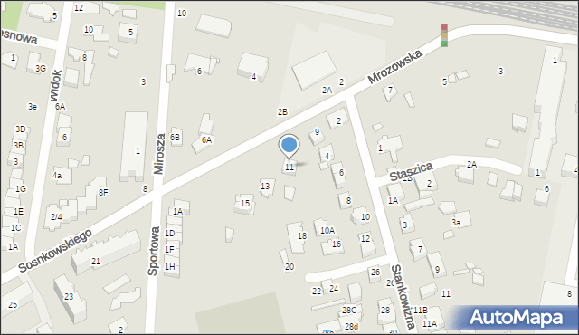 Mińsk Mazowiecki, Sosnkowskiego Kazimierza, gen., 11, mapa Mińsk Mazowiecki