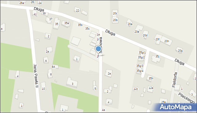 Morzyczyn, Sosnowa, 1f, mapa Morzyczyn