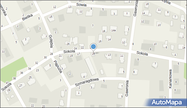 Murowaniec, Sokola, 15, mapa Murowaniec