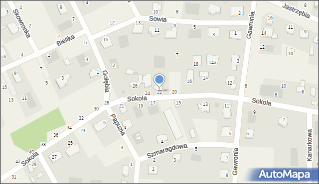Murowaniec, Sokola, 22, mapa Murowaniec
