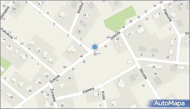Murowaniec, Sokola, 33, mapa Murowaniec