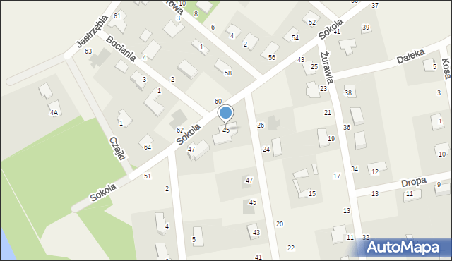 Murowaniec, Sokola, 45, mapa Murowaniec