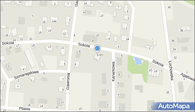 Murowaniec, Sokola, 7, mapa Murowaniec